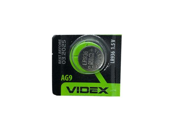 Батарейка часова Videx AG 9 (LR936) (ціна за 1бат.)