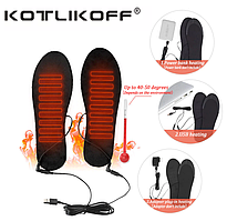 Устілки із підігрівом для зими (Розмір 35-40) Koff-40. Електро устілки USB, теплі устілки