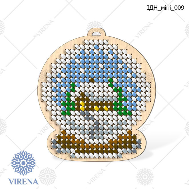 Ялинкова іграшка під вишивку ІДН_МІНІ_009
