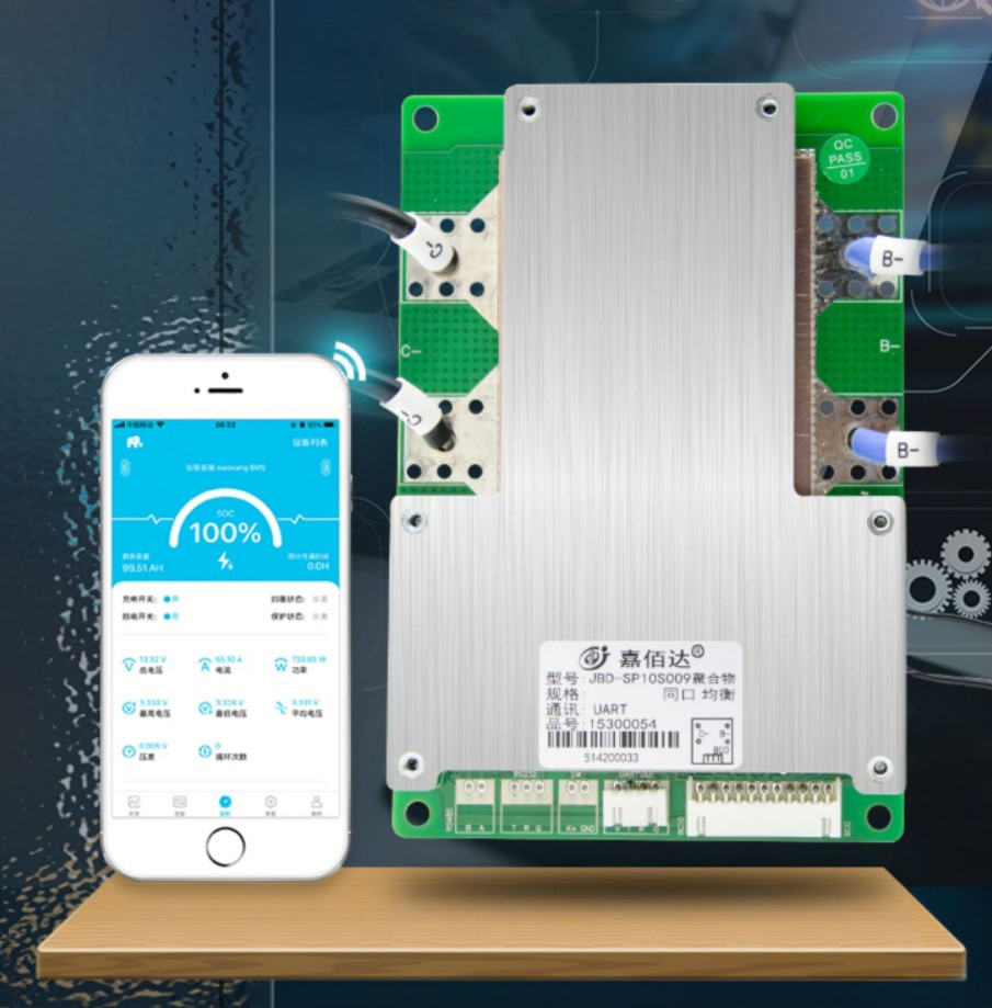 Smart BMS 8S 100A 24V LiFePo4 RS485/UART