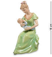 Музыкальная статуэтка керамическая Мама с ребенком 13*8,5*18 см. Pavone 6001419