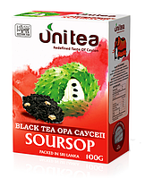 Чай чёрный UniTea OPA SOURSOP 100 гр. с саусепом
