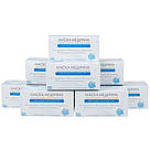 Маски медичні одноразові тришарові з мельтблауном сертифіковані уп. 50 шт, маски захисні для обличчя медичні, фото 7