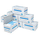 Маски медичні одноразові тришарові з мельтблауном сертифіковані уп. 50 шт, маски захисні для обличчя медичні, фото 5