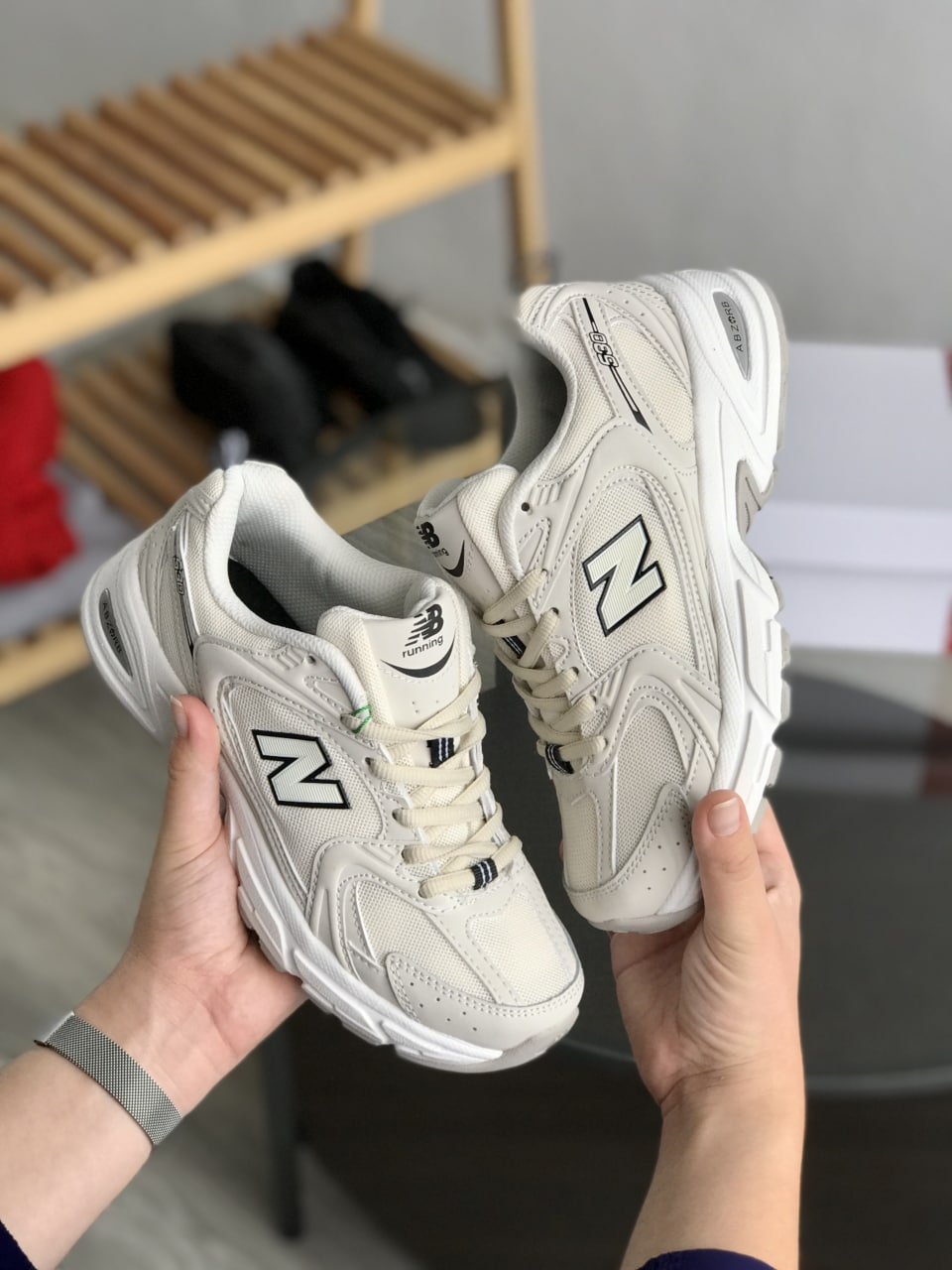 new balance 530 grey beige