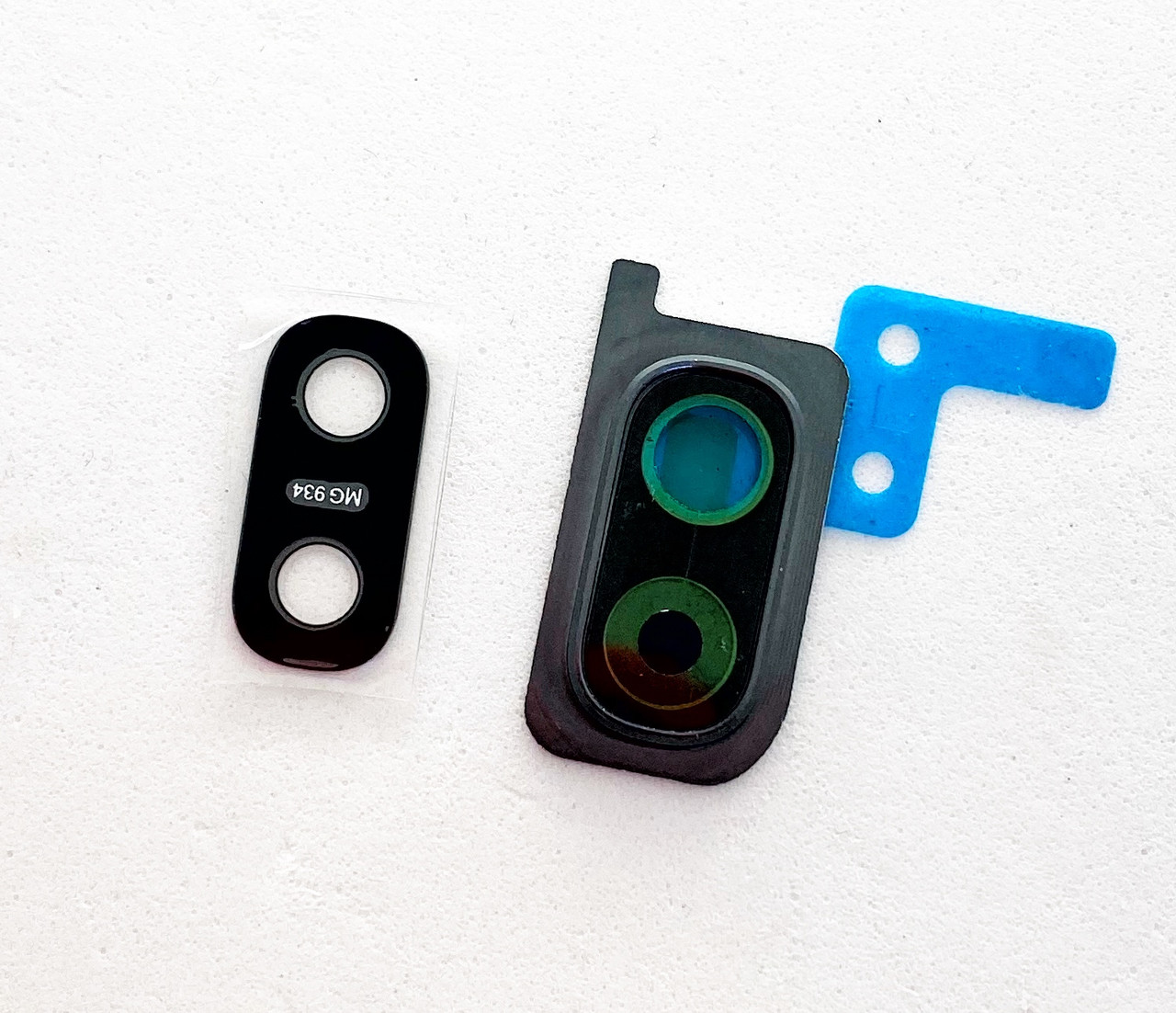 Скло камери для Samsung A105F Galaxy A10 2019/A205F/A305F/A405F, з рамкою чорного кольору