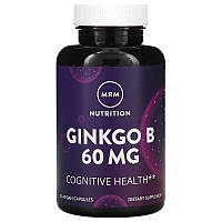 Гинкго билоба MRM, Nutrition "Ginkgo B" для здоровья мозга, 60 мг (120 капсул)