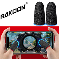 Ігрові напальчники 2 пари для ігор на телефоні, смартфоні Rakoon-1 Мобільні напальчники для сенсорних екранів