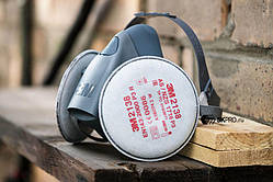 Респіратор напівмаска 3M 7500 (М) зі змінними фільтрами 3 м 2138