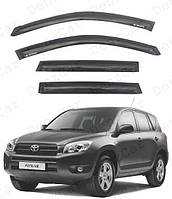 Ветровики Toyota Rav 4 III 5d 2006-2013 (на скотче)\Дефлекторы окон Тойота Рав 4