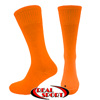 Футбольні гетри помаранчеві Real Sport RS-0236 р. 39-45