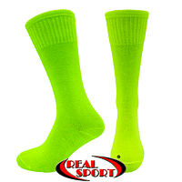 Футбольні гетри салатові Real Sport RS-0237 р. 39-45