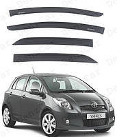 Ветровики Toyota Yaris I 5d 2006-2012 (на скотче)\Дефлекторы окон Тойота Ярис