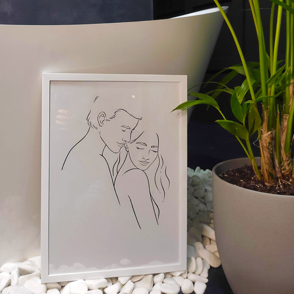 Постер у рамці Дякую тобі за тебе... 21x30 см (WMT4_21L004_WH)