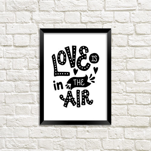 Постер у рамці Love is in the air 21x30 см (MT4_19L022)