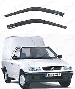 Вітровики Volkswagen Caddy II 2d 1995-2004 (на скотчі)\Дефлектори вікон Фольксваген Кадді