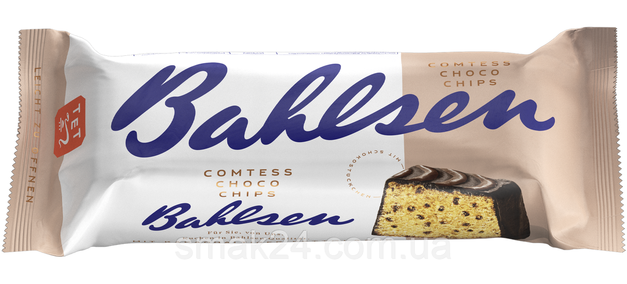 Бисквитный торт "Графиня Шоколадные Чипсы" Bahlsen Comtess Choco Chips 350г Германия - фото 1 - id-p1550856794