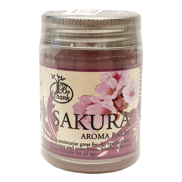 Квітковий бальзам для масажу та догляду за шкірою Сакура (Aroma Balm Sakura, Be Thank)