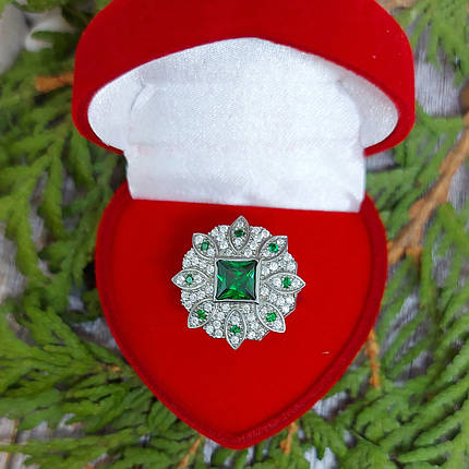 Кільце Перстінь жіноче з камінням Катерина, фото 2