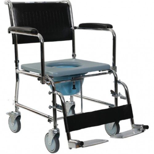 Крісло-каталка Heaco G125 з санітарним оснащенням для інвалідів, (40097)