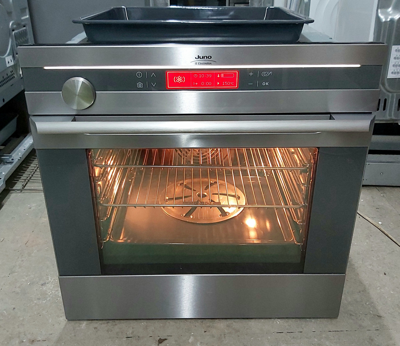 Духовка вбудована пароварка 2в1 Electrolux Juno JOB 98001 X б/у