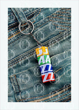 Брелоки из запеченной смолы, окрашенные, фото 1