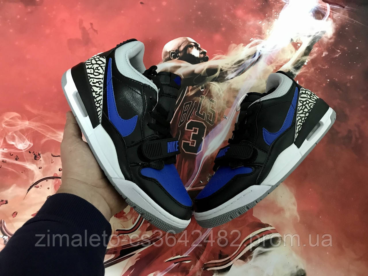 Кроссовки Jordan Legacy 312 Low Black Royal