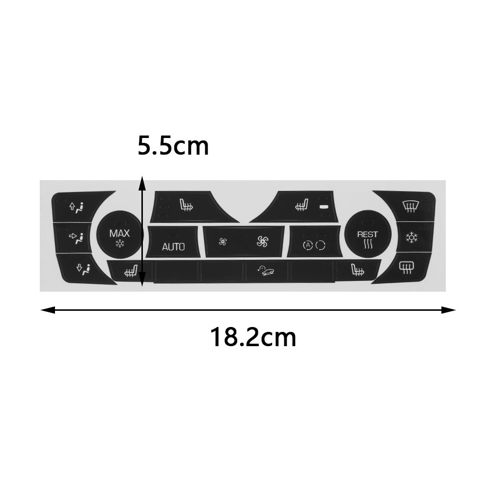 Наклейки для кнопок Клімат контролю для 2006-2011 BMW E90 E91 E92 330I - фото 3 - id-p1550883137