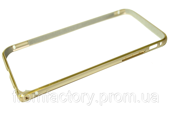 Бампер металевий із  застібкою на IPhone 6/6s:Золотий