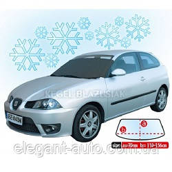 Шторка захисна 70см х 110-156см від замерзання лобового скла "WINTER" розм.М