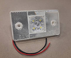 Ліхтар габаритний бічний 24В вантажні авто (білий, світлодіод) 4462.3731-02