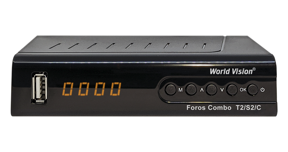 Купить Тюнер World Vision FOROS combo T2/S2, цена 694.60 грн — Prom.ua ...