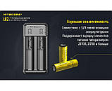 Зарядний пристрій NITECORE UI2 (2 канали, Li-Ion/IMR, Micro-USB, LED індикація), фото 6