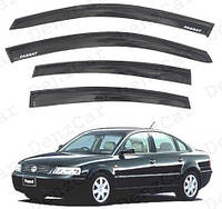 Вітровики Volkswagen Passat B5 sedan 1997-2001-2005 (на скотчі)\Дефлектори вікон Фольксваген Пасат Б5 седан