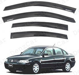 Вітровики Volkswagen Passat B5 sedan 1997-2001-2005 (на скотчі)\Дефлектори вікон Фольксваген Пасат Б5 седан