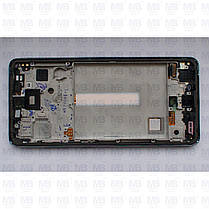 Дисплей з сенсором Samsung A528 Galaxy A52s Black, GH82-26861A, оригінал з рамкою! !, фото 4