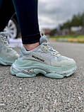 Кросівки жіночі Balenciaga Triple S Clear Sole white сірі повсякденні осінь весна баленсіага, фото 3