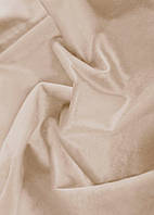 Портьерная ткань для штор бархат премиум светло-персикового цвета
