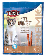 Trixie TX-42723 Premio Stick Quintett палички ягня-індичка для котів 5 шт