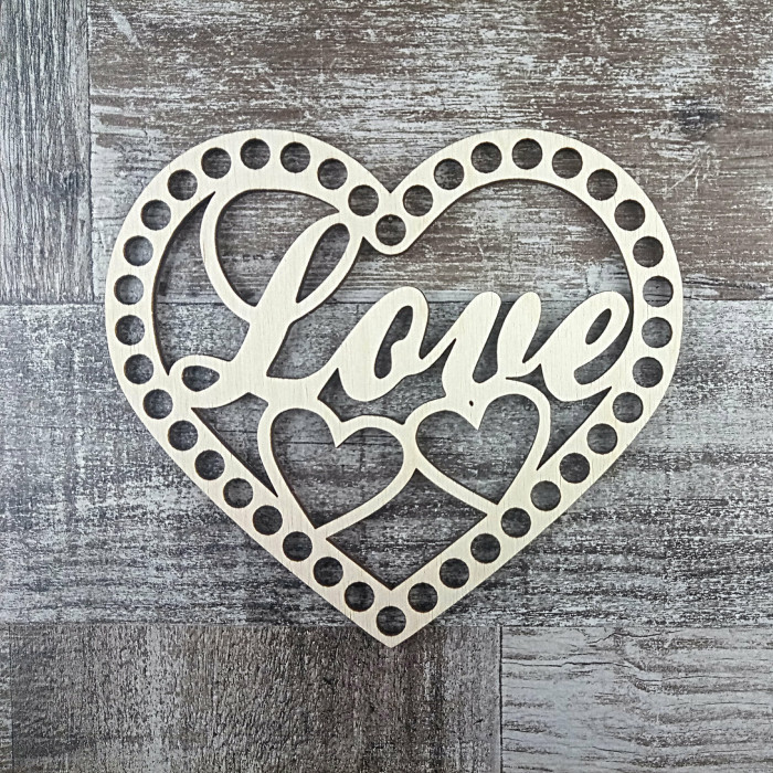 Сердечко денце ажурне 100702, фото 1