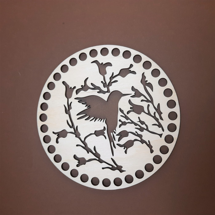 Кругле денце для в'язаних кошиків 1001123, фото 1