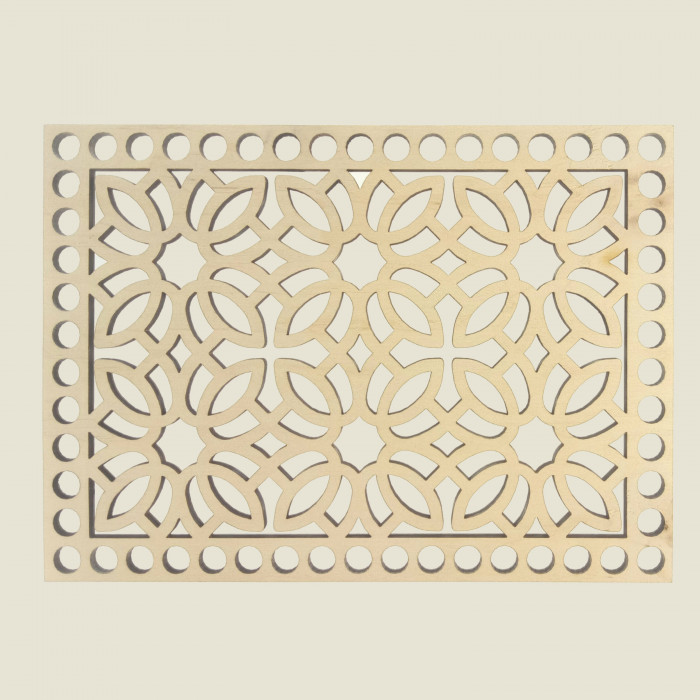 Прямокутне денце для в'язаних кошиків 100320, фото 1