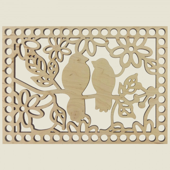 Прямокутне денце для в'язаних кошиків 100322, фото 1