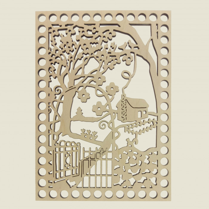 Прямокутне денце для в'язаних кошиків 100330, фото 1