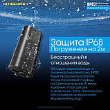 Зовнішній зарядний пристрій Power Bank NITECORE NPB2 (10000mAh, 18W, QC 3.0, Micro-USB, IP68 Водозахист), фото 9