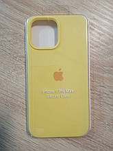 Чохол для Iphone 13 Pro Max Silicone Case Yellow