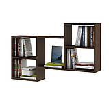 Полиця навісна на стіну MebelProff Trend 18, книжкова полиця, декоративна полиця в кімнату, будинок., фото 2