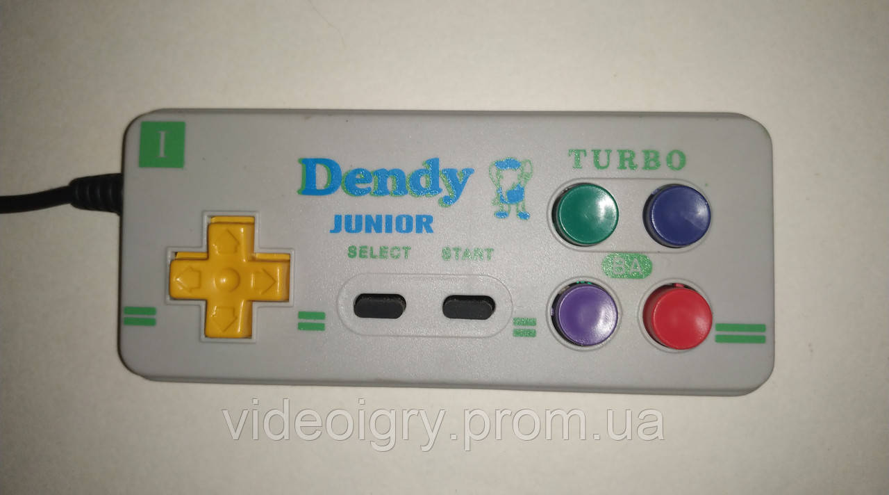 Джойстик Dendy Junior Turbo 8-bit с широким разъемом (15pin) - фото 2 - id-p648914547