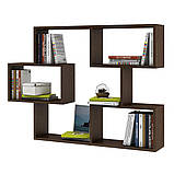 Полиця навісна на стіну MebelProff Trend 23, книжкова полиця, декоративна полиця в кімнату, будинок., фото 4