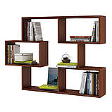 Полиця навісна на стіну MebelProff Trend 23, книжкова полиця, декоративна полиця в кімнату, будинок., фото 3